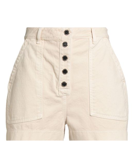 Shorts Jeans di Elisabetta Franchi in Natural