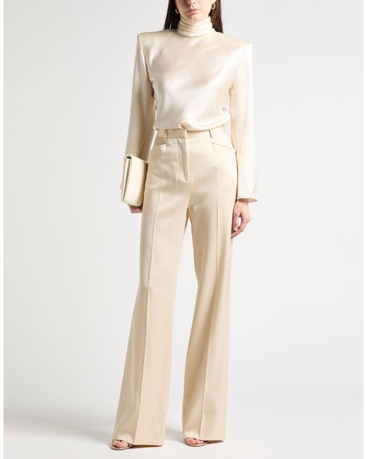 Tom Ford Natural Pants Silk, Wool