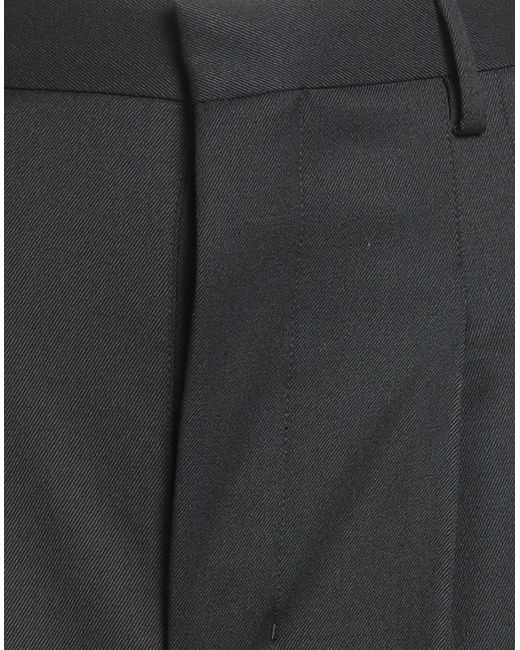 AMI Black Pants Virgin Wool