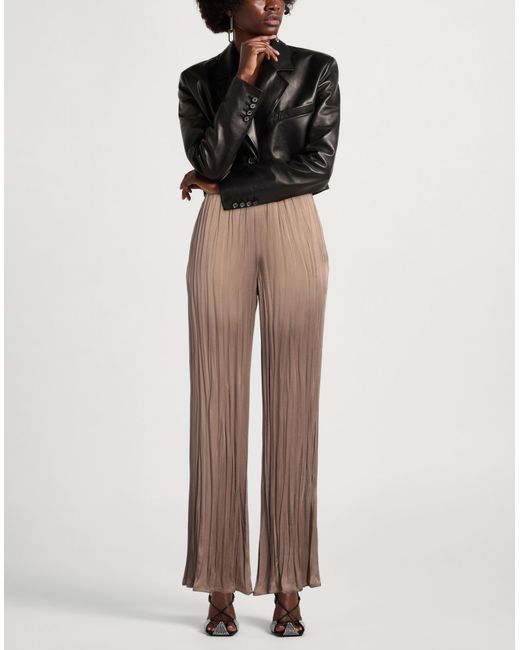 Antonelli Brown Pants Acetate, Viscose