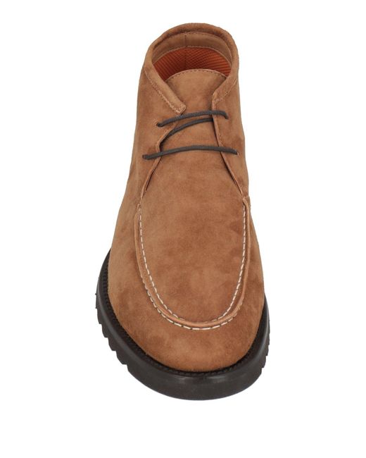 Andrea Ventura Firenze Brown Ankle Boots for men