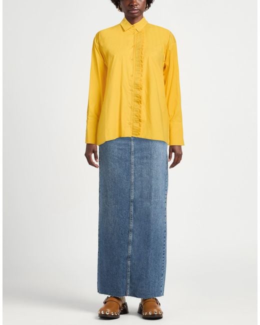Chemise Alpha Studio en coloris Yellow