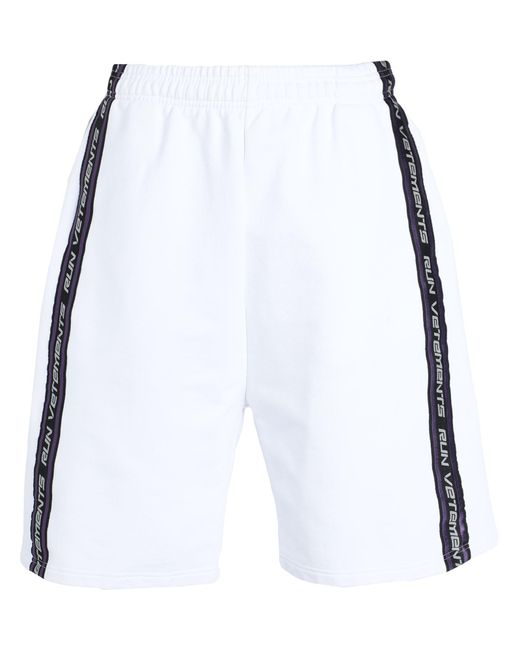 Vetements White Shorts & Bermuda Shorts for men