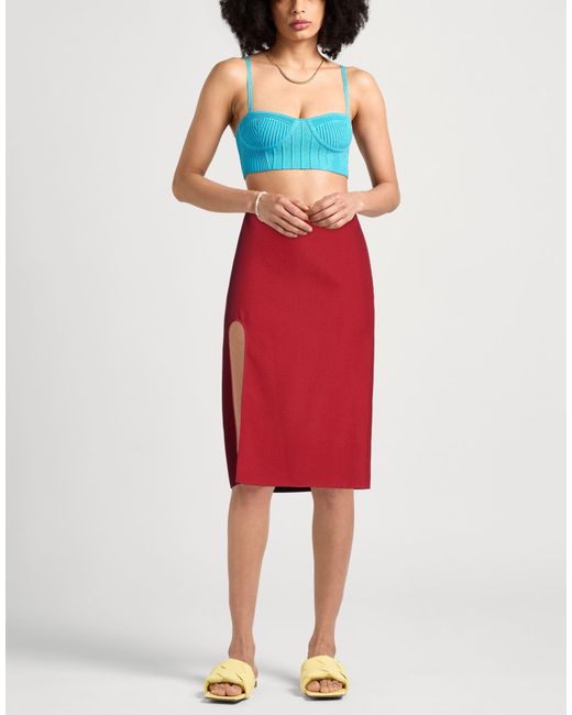 Stella McCartney Red Midi Skirts