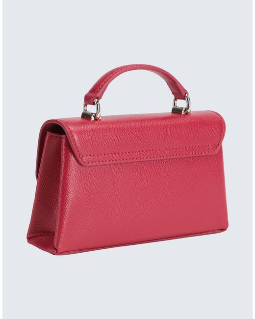 Furla Red 1927 Mini Crossbody Top -- Handbag Soft Leather