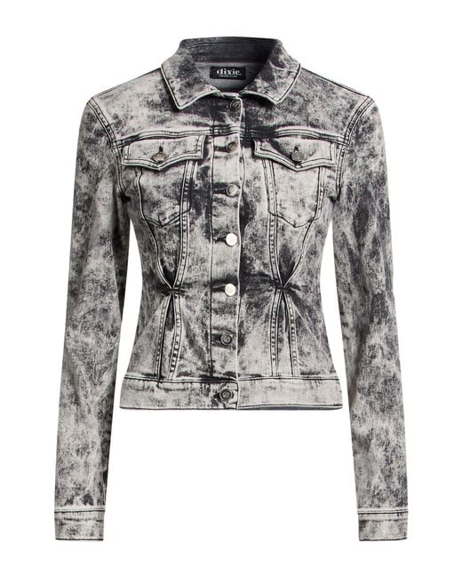 Dixie Gray Denim Outerwear Cotton, Elastane