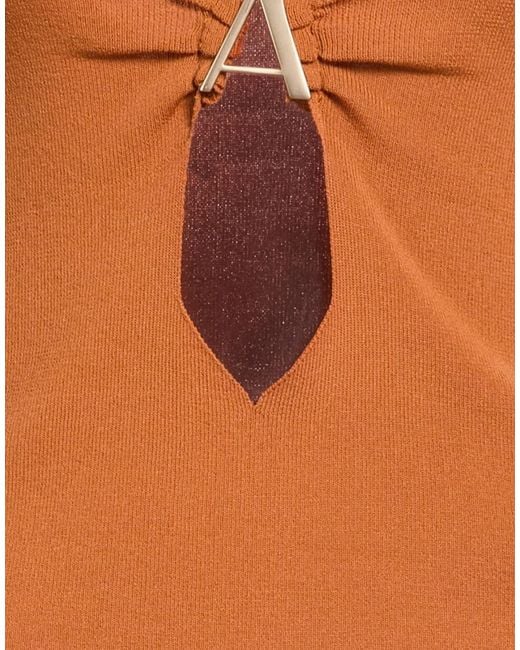 Akep Brown Rust Top Viscose, Polyamide
