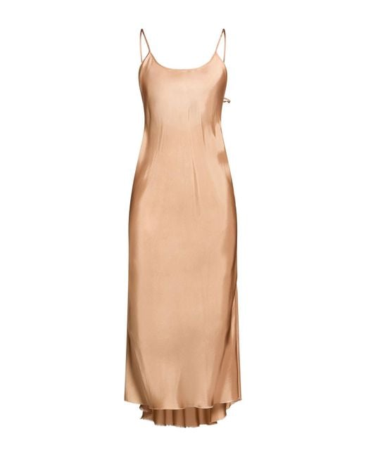 Masnada White Midi Dress Viscose