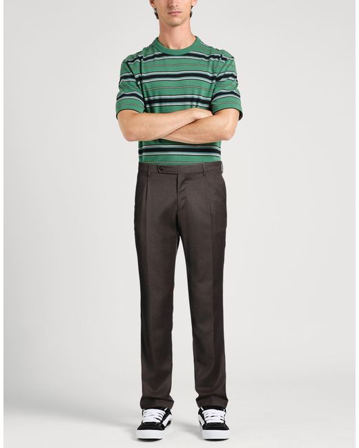 Berwich Gray Pants Virgin Wool for men