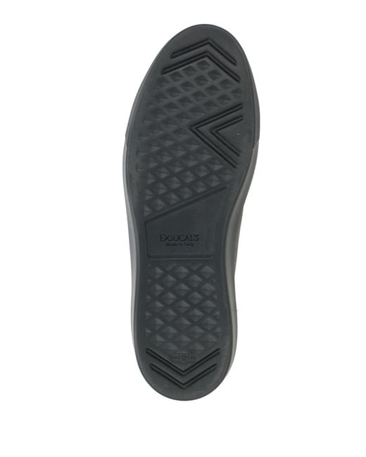 Doucal's Natural Charcoal Sneakers Leather