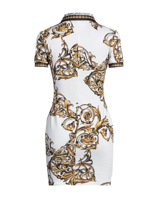 Versace Jeans Couture White Mini Dress