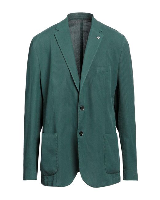 L.b.m. 1911 Green Blazer for men