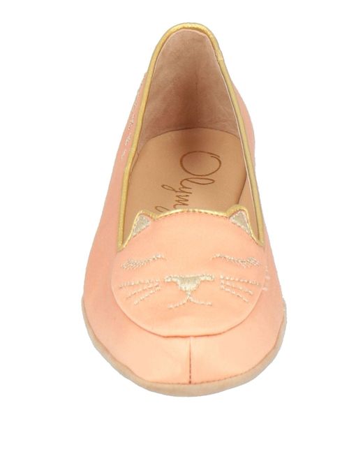 Charlotte Olympia Pink Ballet Flats