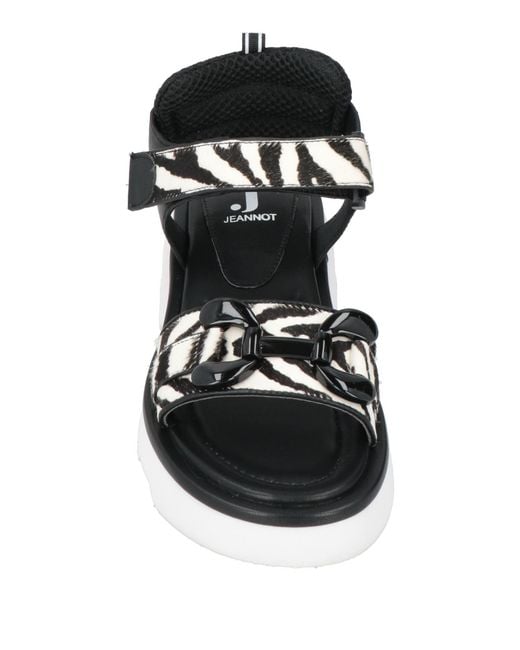 Jeannot Black Sandals