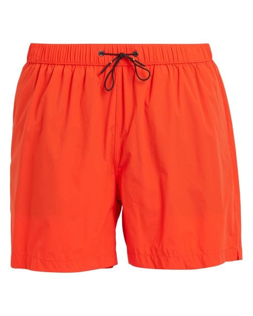 Rrd Orange Swim Trunks for men