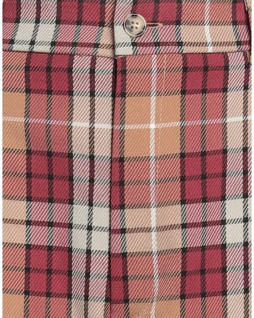 ViCOLO Red Pants Polyester, Viscose, Elastane
