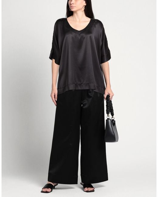 Rsvp Black Top Silk, Elastane