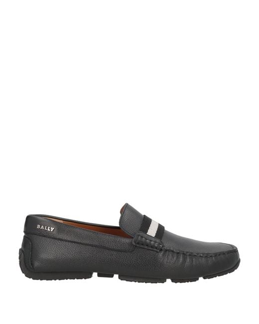 Bally Gray Loafers Cow Leather for men
