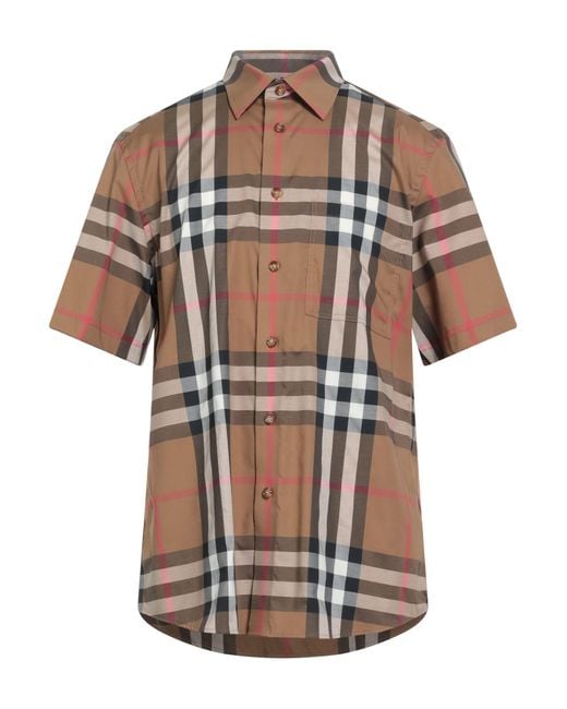 Burberry White Shirt Cotton, Elastane for men