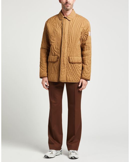 Moncler Natural Camel Puffer Polyamide for men