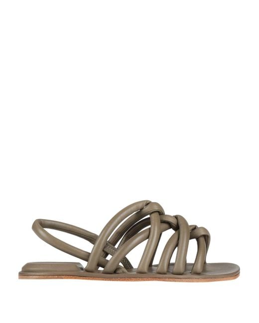 Officine Creative White Sandals Leather