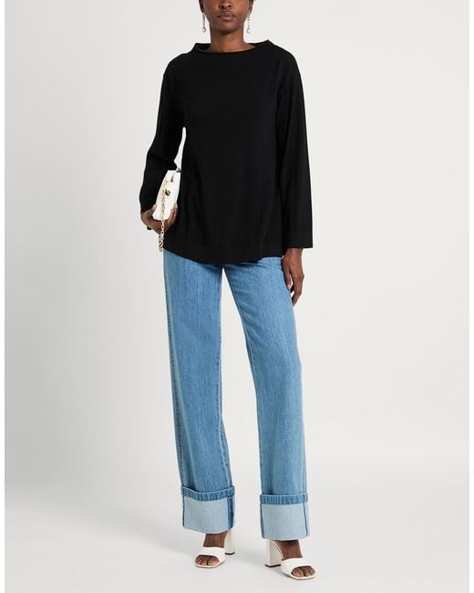 Liviana Conti Black Sweater Virgin Wool