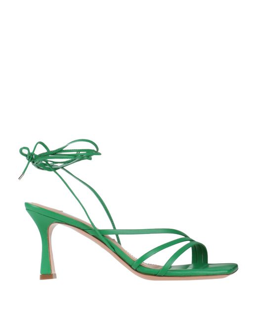 FRANCESCO SACCO Green Sandals