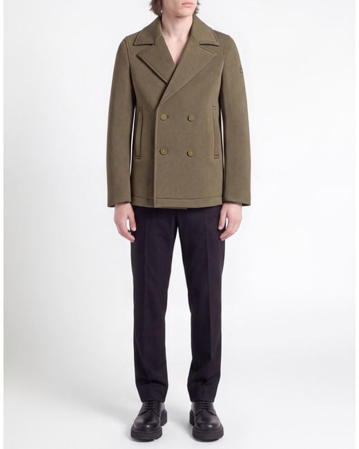 Manuel Ritz Green Coat for men