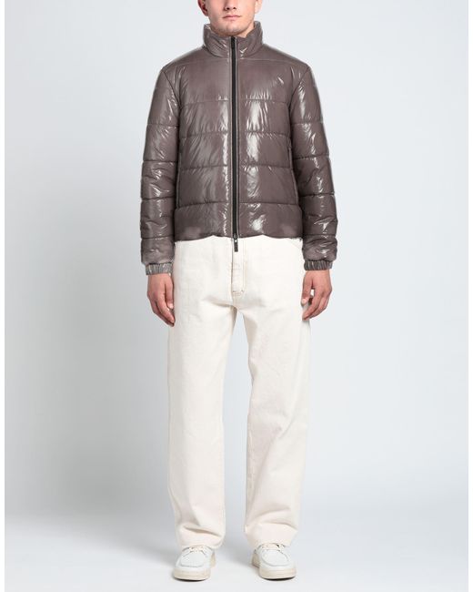 44 Label Group Brown Puffer for men