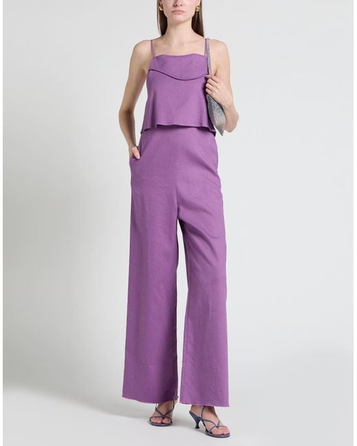 Alysi Purple Jumpsuit
