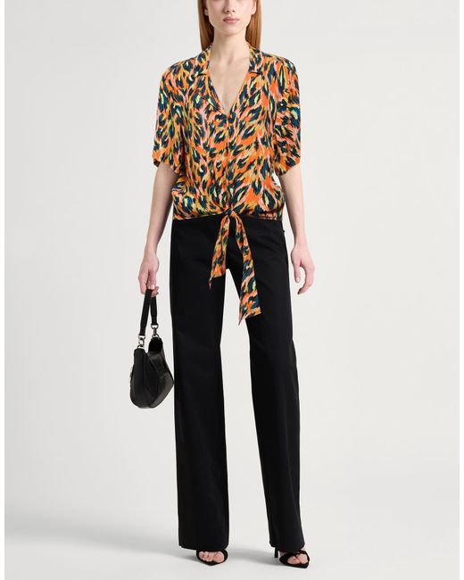 John Richmond Orange Shirt Viscose