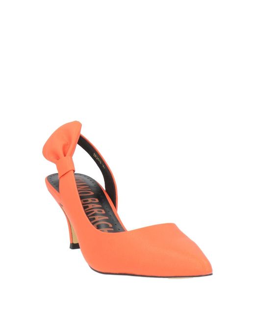 Luciano Barachini Pink Coral Pumps Leather