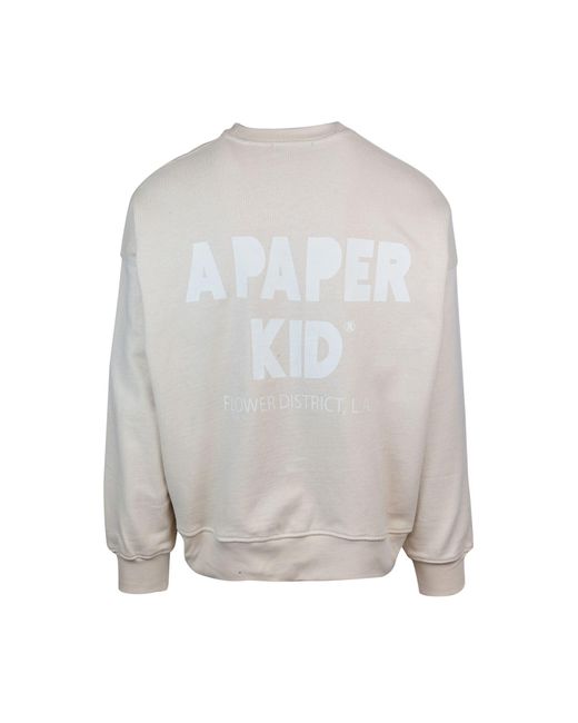 A PAPER KID Sweatshirt in Gray für Herren