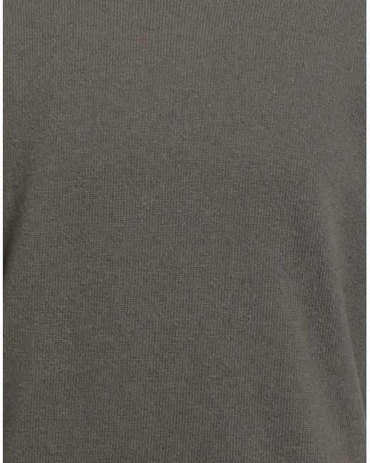 Brooksfield Gray Military Sweater Virgin Wool for men