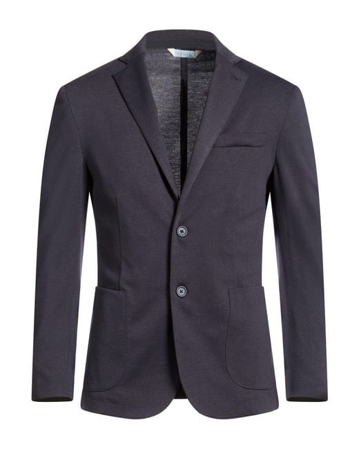 Squad² Blue Midnight Blazer Polyester, Viscose, Elastane for men