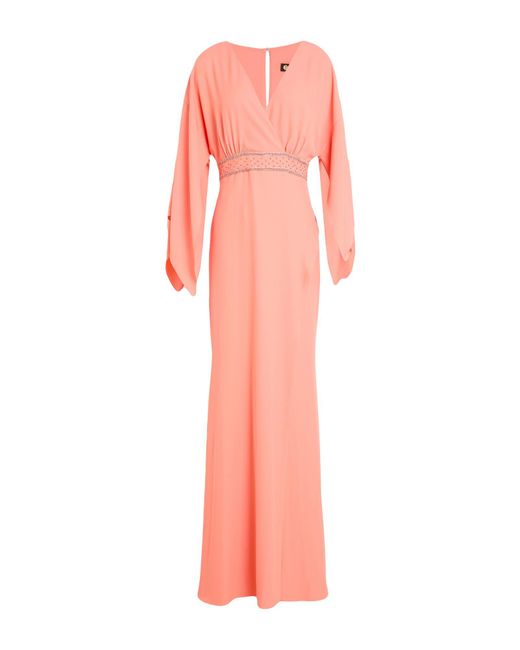 Camilla Pink Maxi Dress Polyester, Elastane