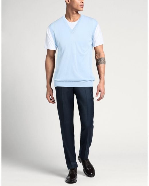 Daniele Fiesoli Blue Jumper for men