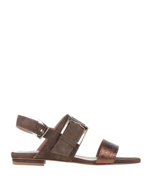Eleventy Brown Sandals Soft Leather