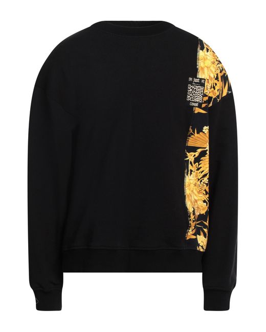 Just Cavalli Black Sweatshirt for men