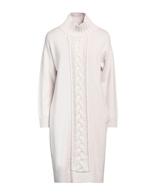 Le Tricot Perugia White Mini-Kleid