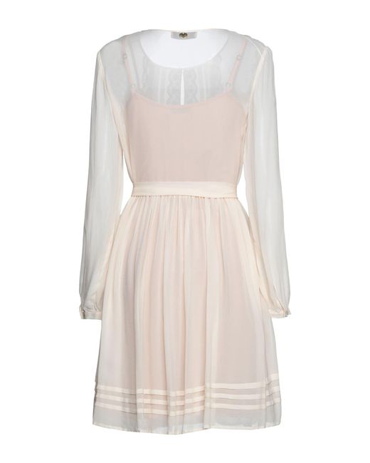 Twinset Natural Mini Dress