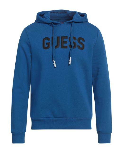 Guess Blue Sweatshirt Cotton, Polyester for men