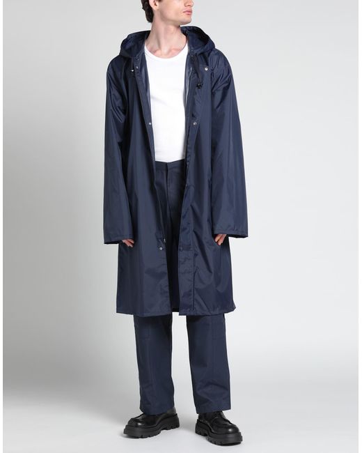 Vetements Blue Overcoat & Trench Coat for men