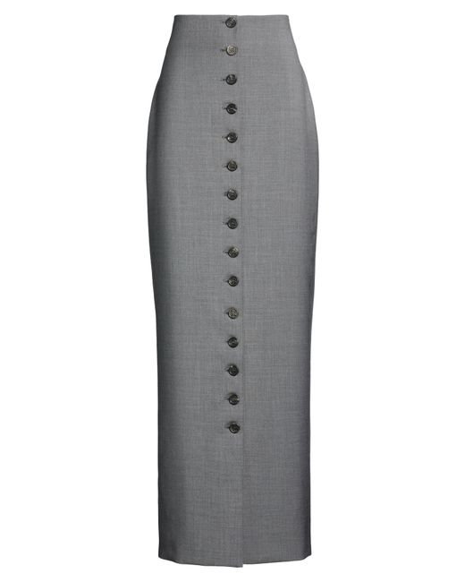 GIUSEPPE DI MORABITO Gray Maxi Skirt