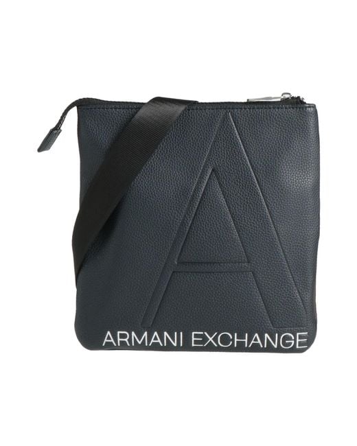ARMANI EXCHANGE Black Cross-Body Bag Polyester for men