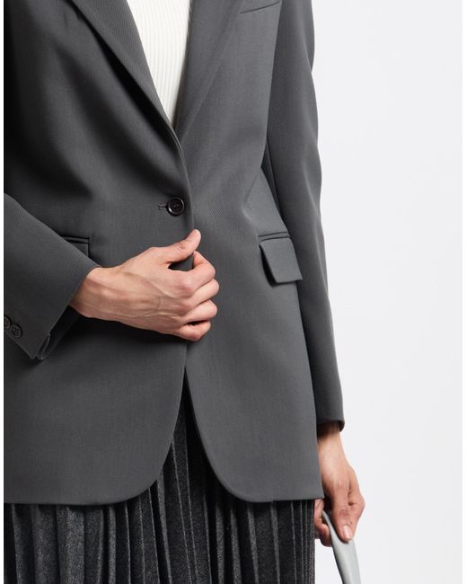 P.A.R.O.S.H. Gray P.A.R.O..H. Blazer Viscose, Elastane