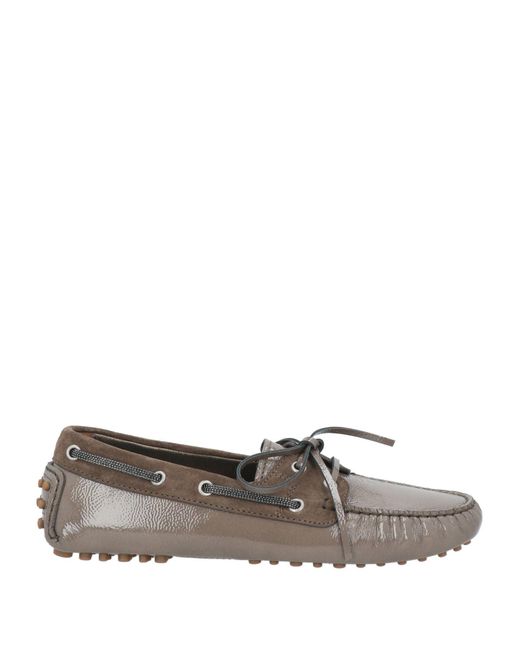 Brunello Cucinelli Gray Mokassin