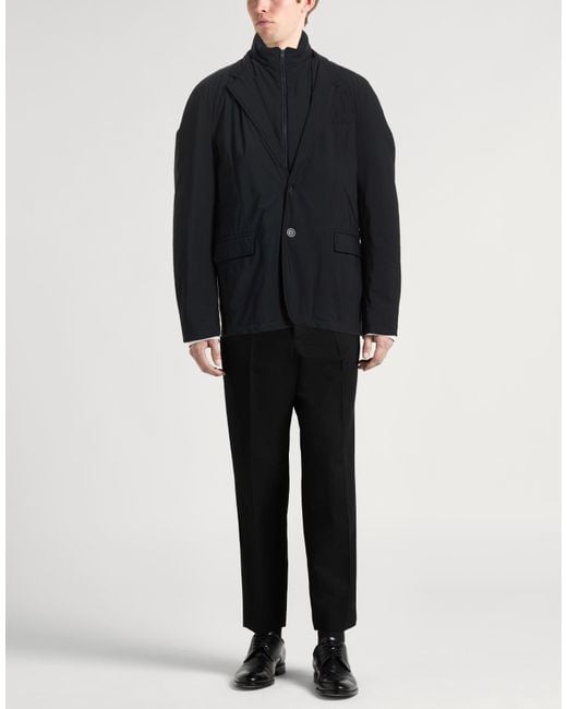 Herno Blue Blazer Polyamide, Elastane, Polyurethane for men