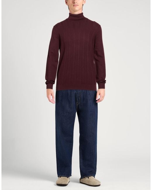 Fred Mello Red Turtlenecks for men