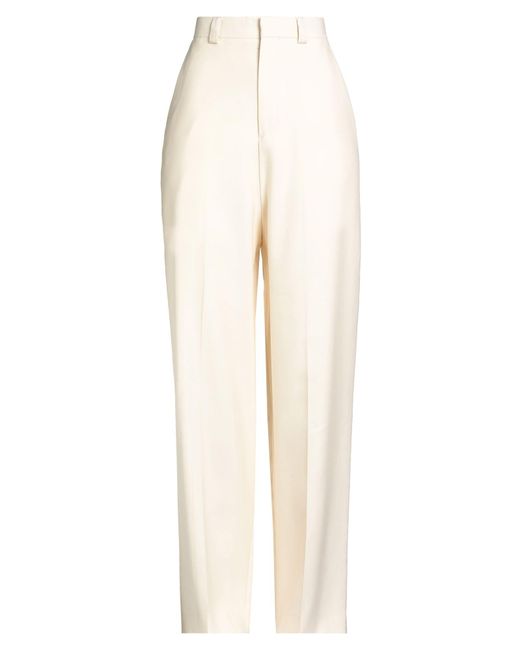Laneus White Pants Viscose